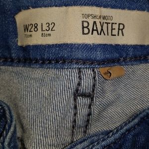 Topshop moto Baxter jean